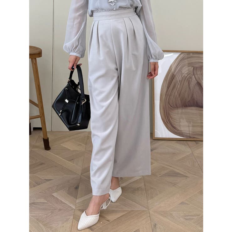 レースレイヤードタックパンツ | MERCURYDUO | 詳細画像14 