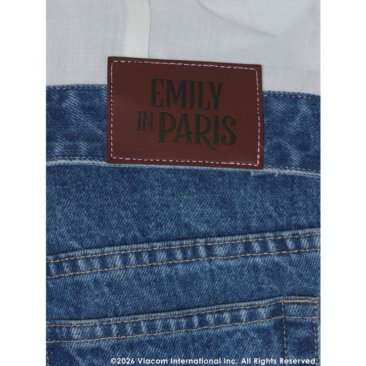【EMILY IN PARISコラボ】2WAYハイウエストワイドデニムパンツ | MERCURYDUO | 詳細画像46 