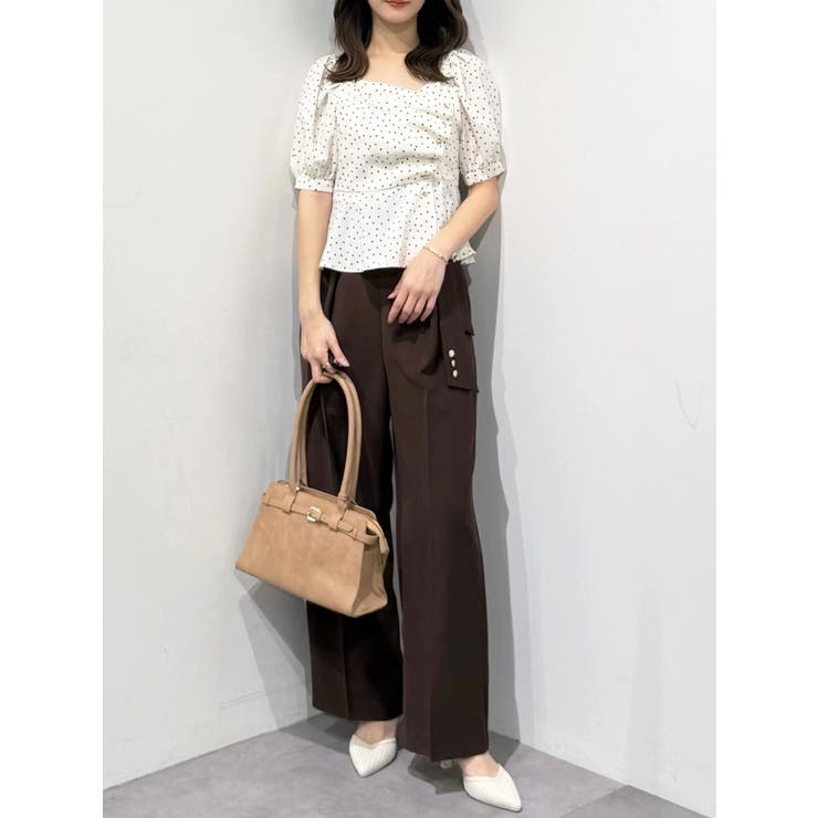 【セットアップ着用可】サイドベルトストレートパンツ | MERCURYDUO | 詳細画像15 