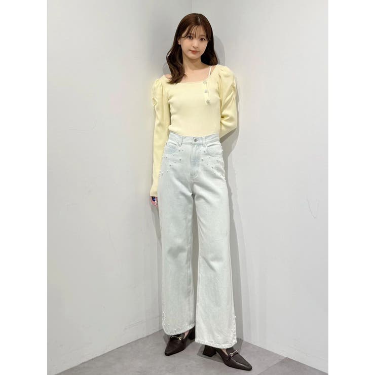 パールデニムパンツ | MERCURYDUO | 詳細画像16 