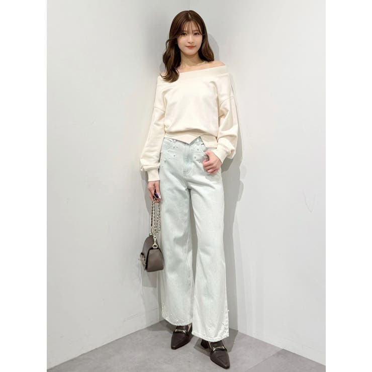 パールデニムパンツ | MERCURYDUO | 詳細画像17 