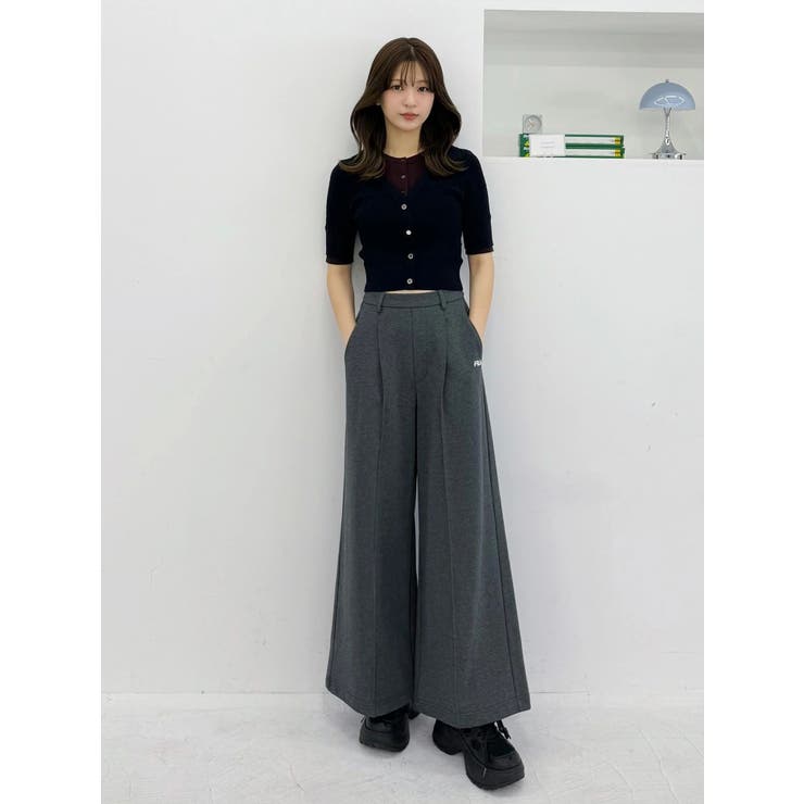 【FILA別注】裏毛センターシームパンツ | MERCURYDUO | 詳細画像6 