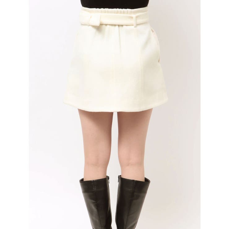 ウールベルテッドミニスカート | MERCURYDUO | 詳細画像10 