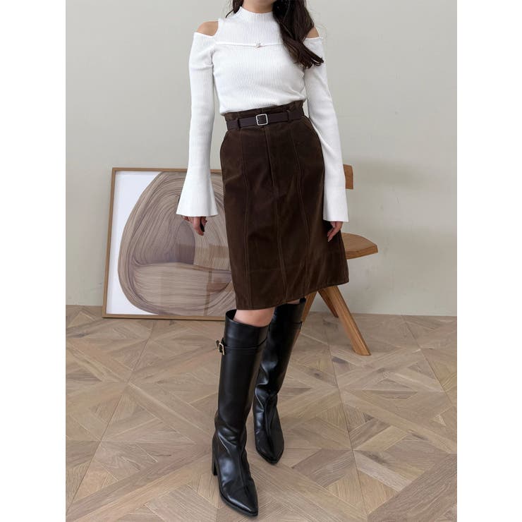 ニーレングススカート | MERCURYDUO | 詳細画像14 