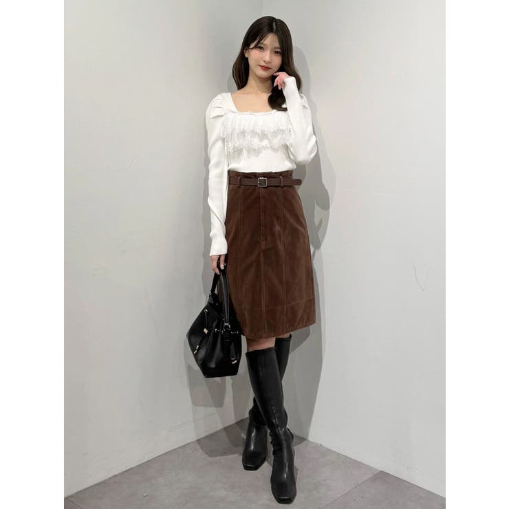 ニーレングススカート | MERCURYDUO | 詳細画像16 