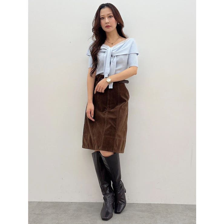 ニーレングススカート | MERCURYDUO | 詳細画像8 