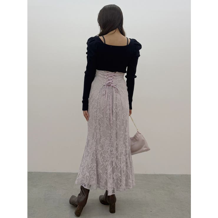 レースマーメイドスカート | MERCURYDUO | 詳細画像6 