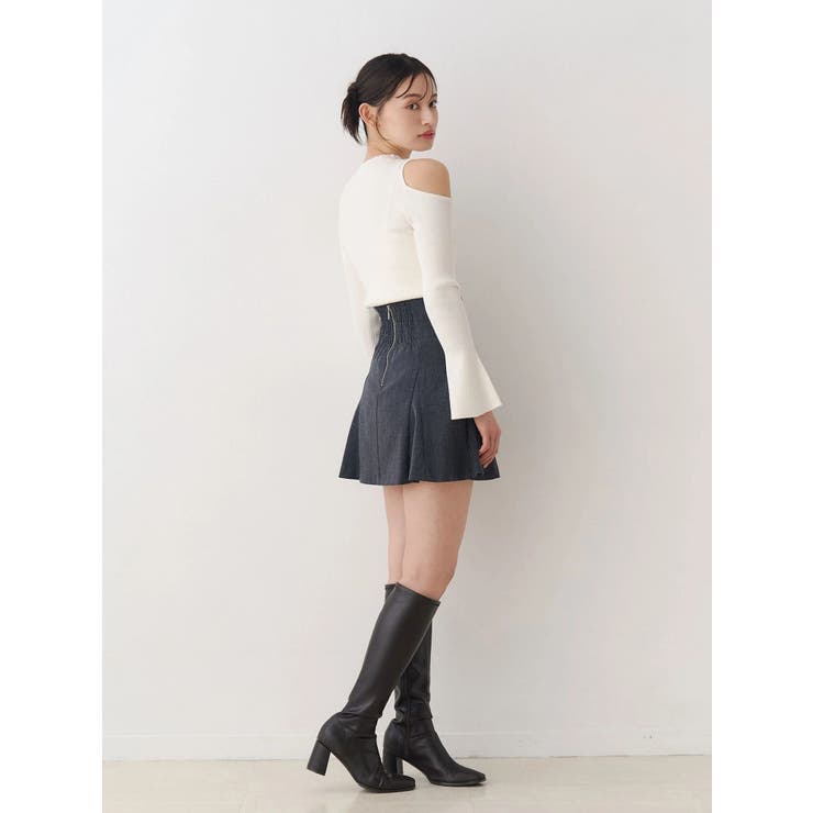 【セットアップ着用可】バックZIPミニスカパン | MERCURYDUO | 詳細画像26 