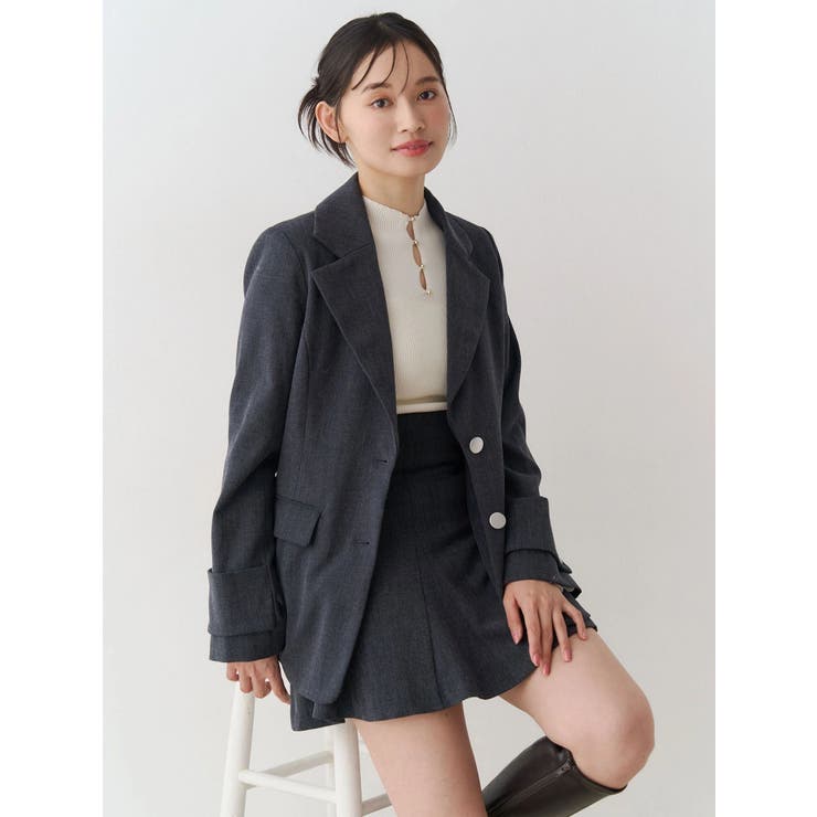 【セットアップ着用可】バックZIPミニスカパン | MERCURYDUO | 詳細画像28 