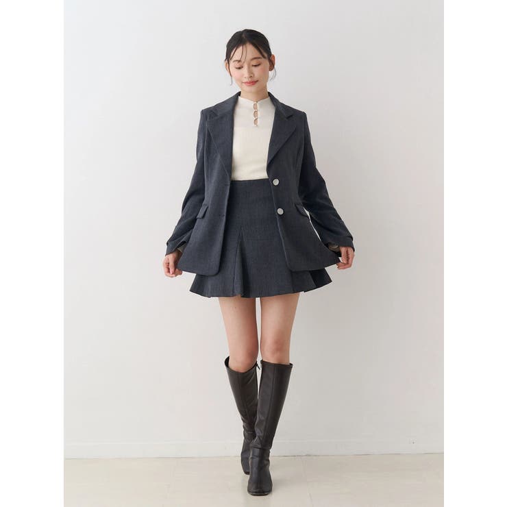 【セットアップ着用可】バックZIPミニスカパン | MERCURYDUO | 詳細画像31 