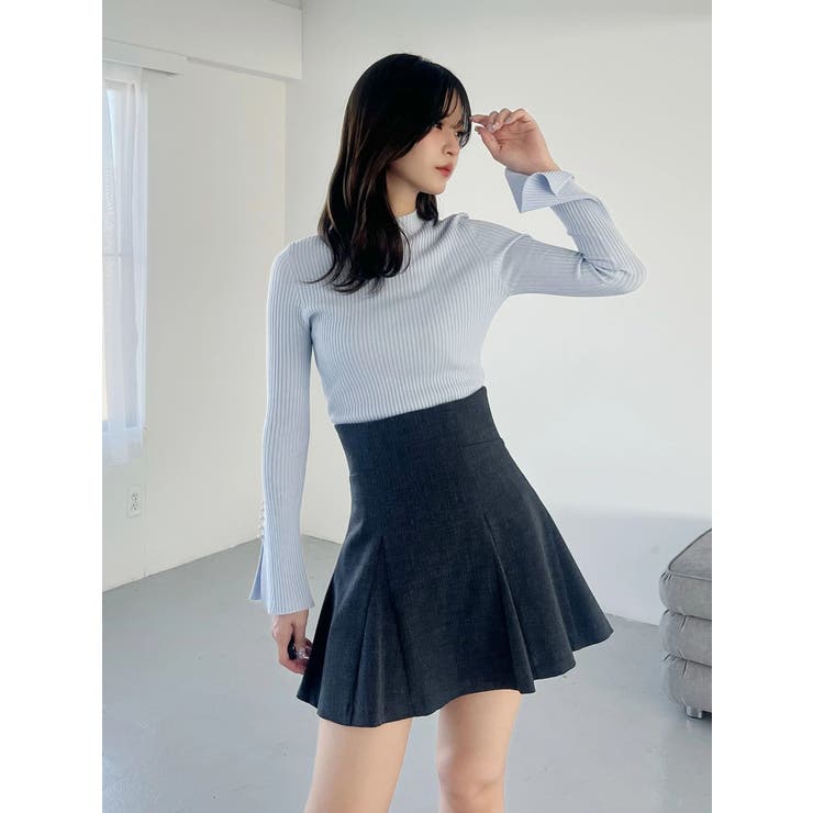 【セットアップ着用可】バックZIPミニスカパン | MERCURYDUO | 詳細画像34 