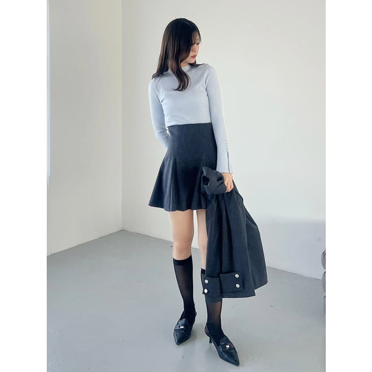 【セットアップ着用可】バックZIPミニスカパン | MERCURYDUO | 詳細画像36 