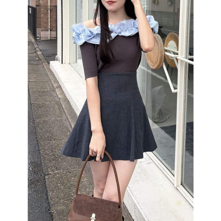 【セットアップ着用可】バックZIPミニスカパン | MERCURYDUO | 詳細画像39 