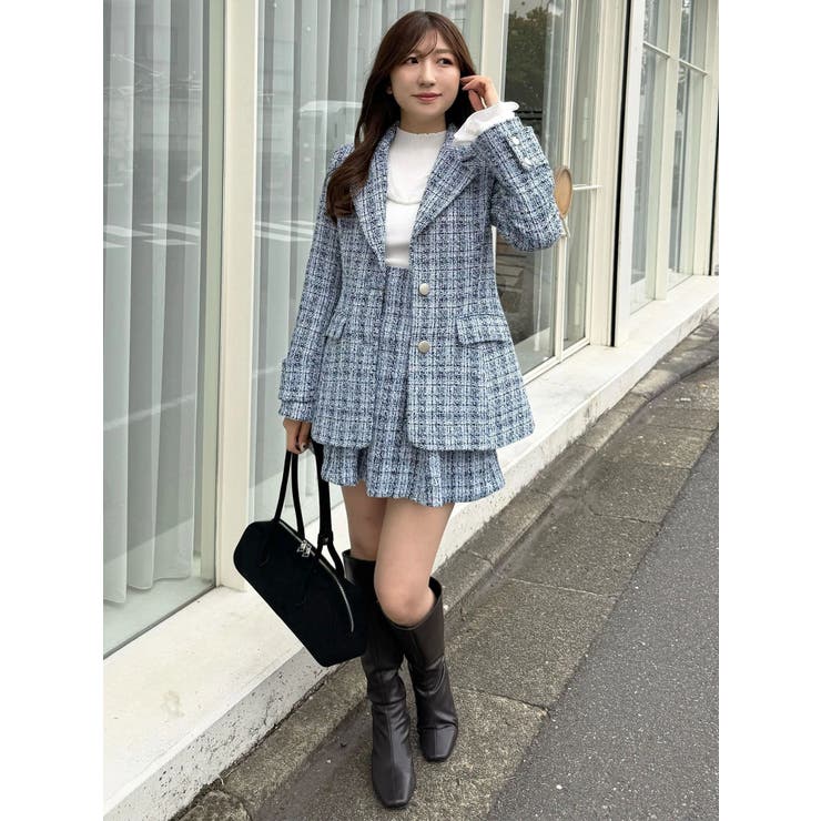 【セットアップ着用可】バックZIPミニスカパン | MERCURYDUO | 詳細画像47 