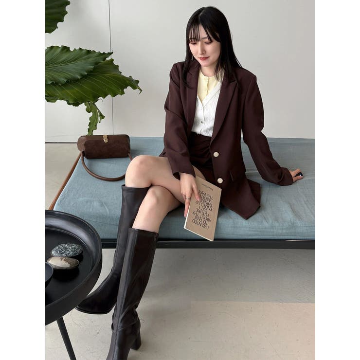 【セットアップ着用可】ドレープミニスカート | MERCURYDUO | 詳細画像19 