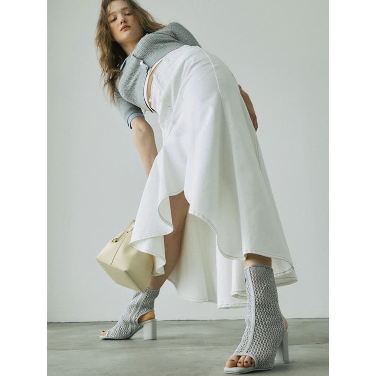 デニムイレギュラーヘムフレアスカート | MERCURYDUO | 詳細画像2 