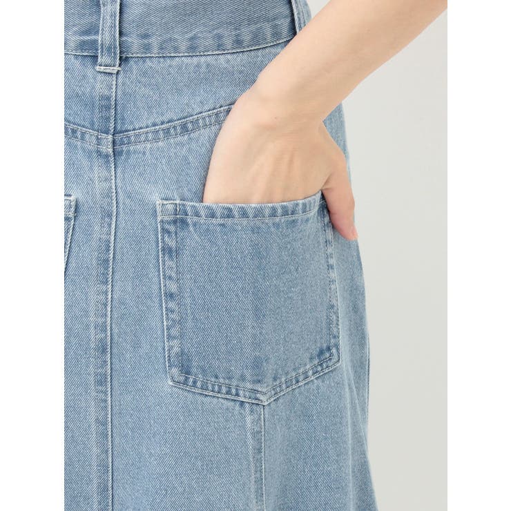 デニムイレギュラーヘムフレアスカート | MERCURYDUO | 詳細画像26 