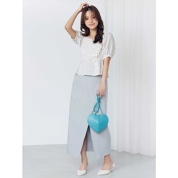 アシメZIPナロースカート | MERCURYDUO | 詳細画像2 