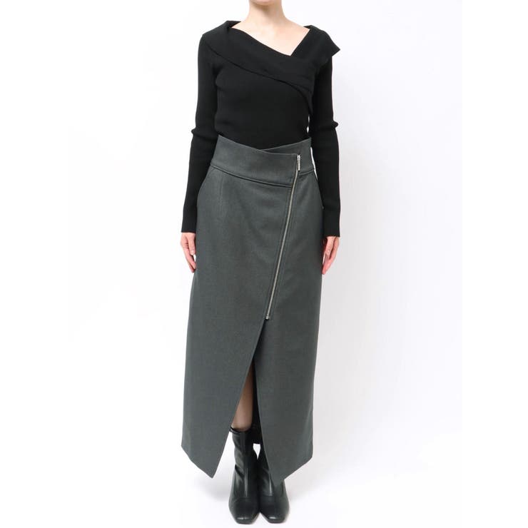 アシメZIPナロースカート | MERCURYDUO | 詳細画像26 