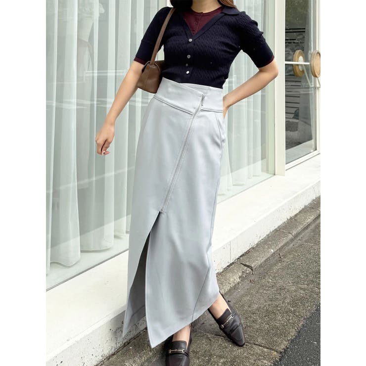 アシメZIPナロースカート | MERCURYDUO | 詳細画像6 