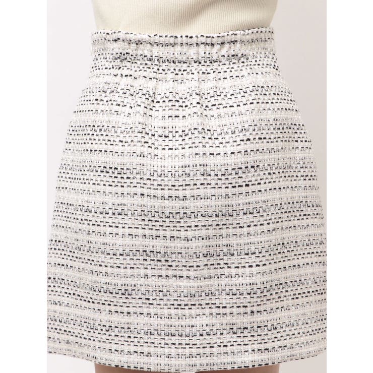 ツイード台形ミニスカート | MERCURYDUO | 詳細画像19 