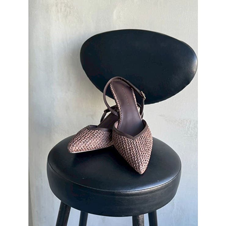 雑材ポインテッドトゥミュール | MERCURYDUO | 詳細画像2 