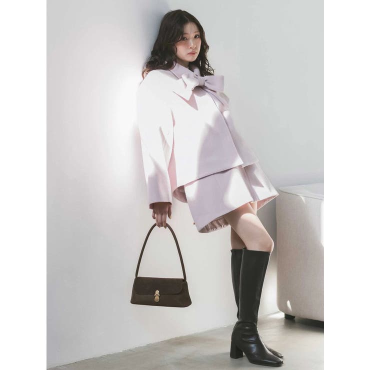 スエードハンドバッグ | MERCURYDUO | 詳細画像6 