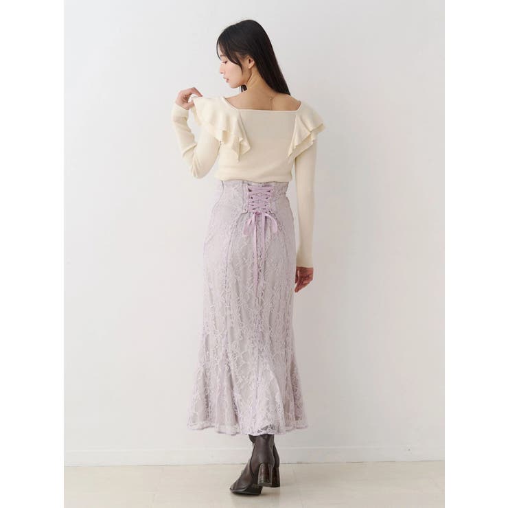 編み変化ラッフルコンパクト | MERCURYDUO | 詳細画像10 