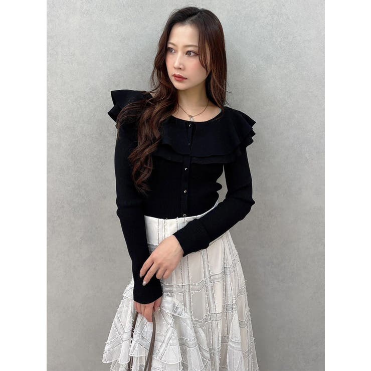 編み変化ラッフルコンパクト | MERCURYDUO | 詳細画像11 