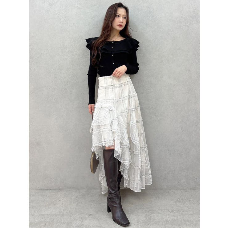 編み変化ラッフルコンパクト | MERCURYDUO | 詳細画像13 