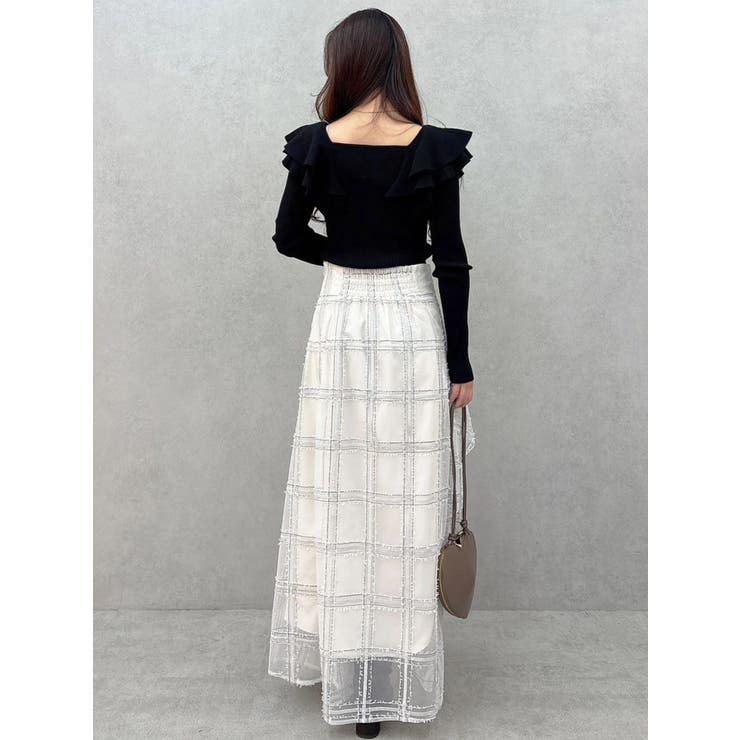 編み変化ラッフルコンパクト | MERCURYDUO | 詳細画像14 