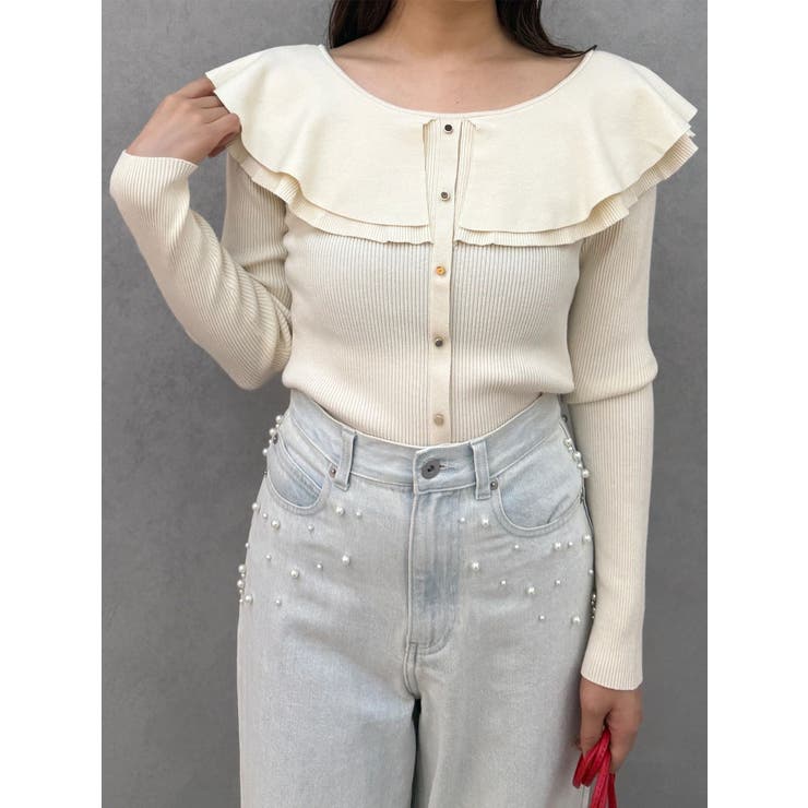 編み変化ラッフルコンパクト | MERCURYDUO | 詳細画像16 