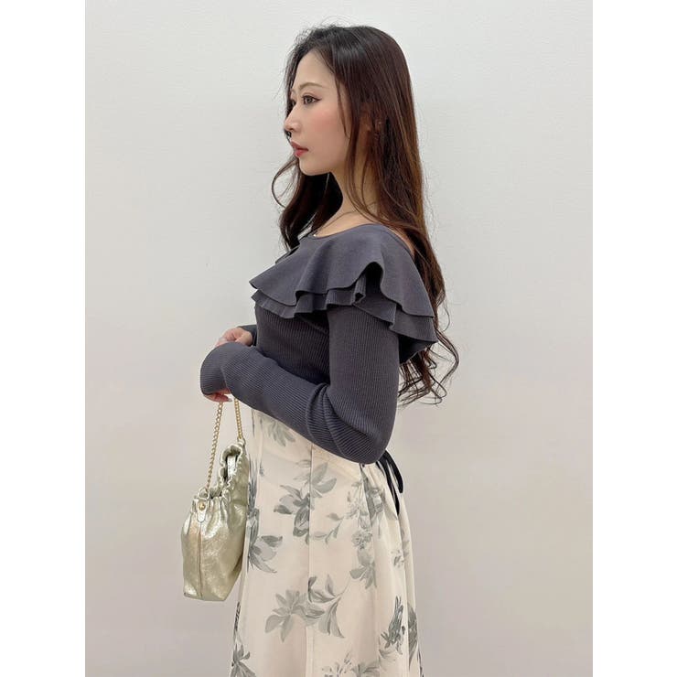 編み変化ラッフルコンパクト | MERCURYDUO | 詳細画像23 