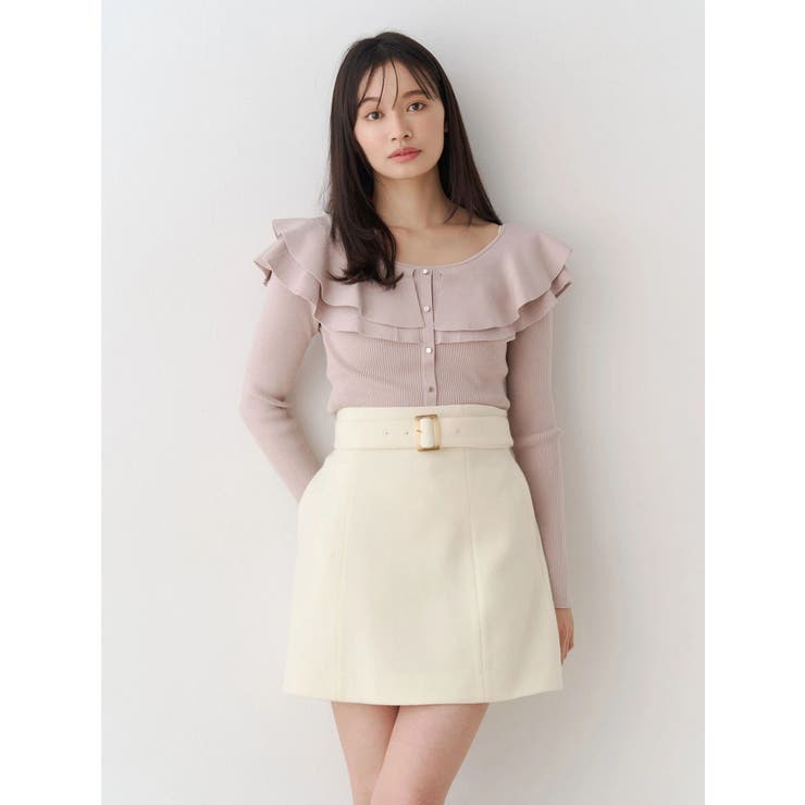 編み変化ラッフルコンパクト | MERCURYDUO | 詳細画像3 