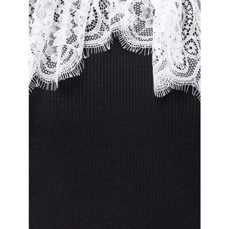 スカラレース襟ニット | MERCURYDUO | 詳細画像24 