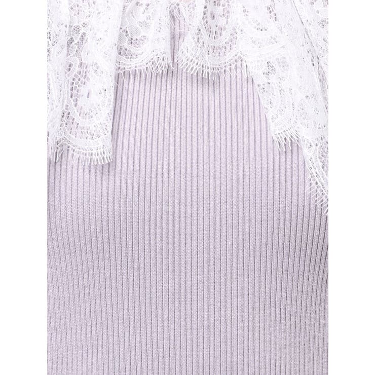 スカラレース襟ニット | MERCURYDUO | 詳細画像25 