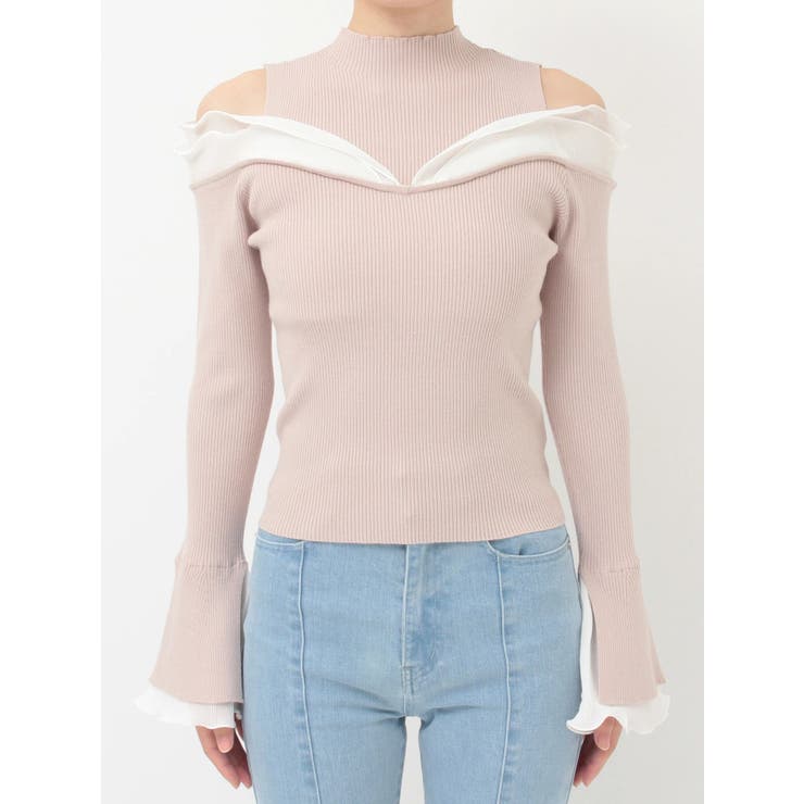 プリーツフリル使いニット | MERCURYDUO | 詳細画像14 