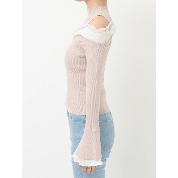 プリーツフリル使いニット | MERCURYDUO | 詳細画像15 