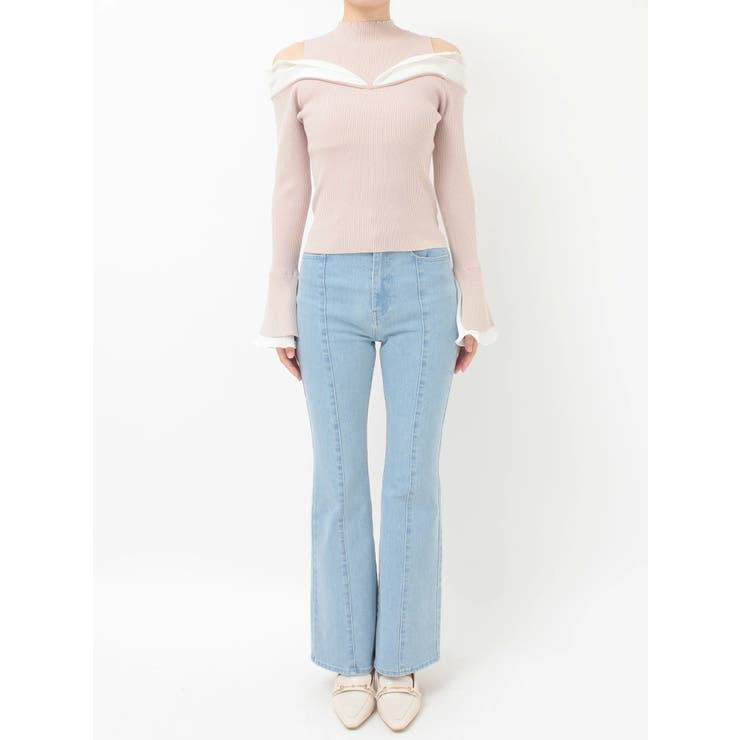 プリーツフリル使いニット | MERCURYDUO | 詳細画像21 