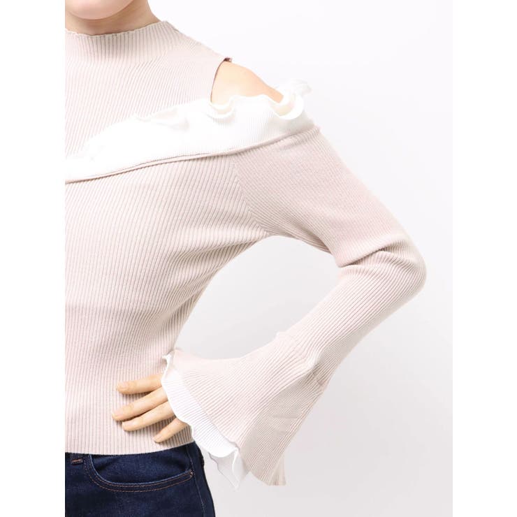 プリーツフリル使いニット | MERCURYDUO | 詳細画像28 