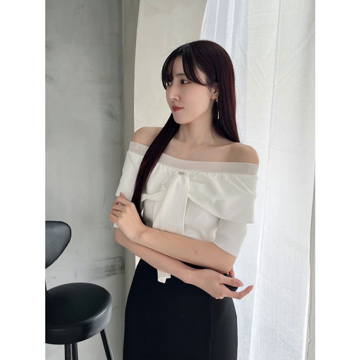 レイヤードライクツイストニット | MERCURYDUO | 詳細画像18 