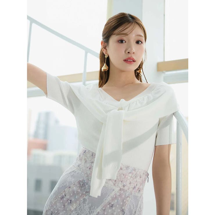 レイヤードライクツイストニット | MERCURYDUO | 詳細画像3 