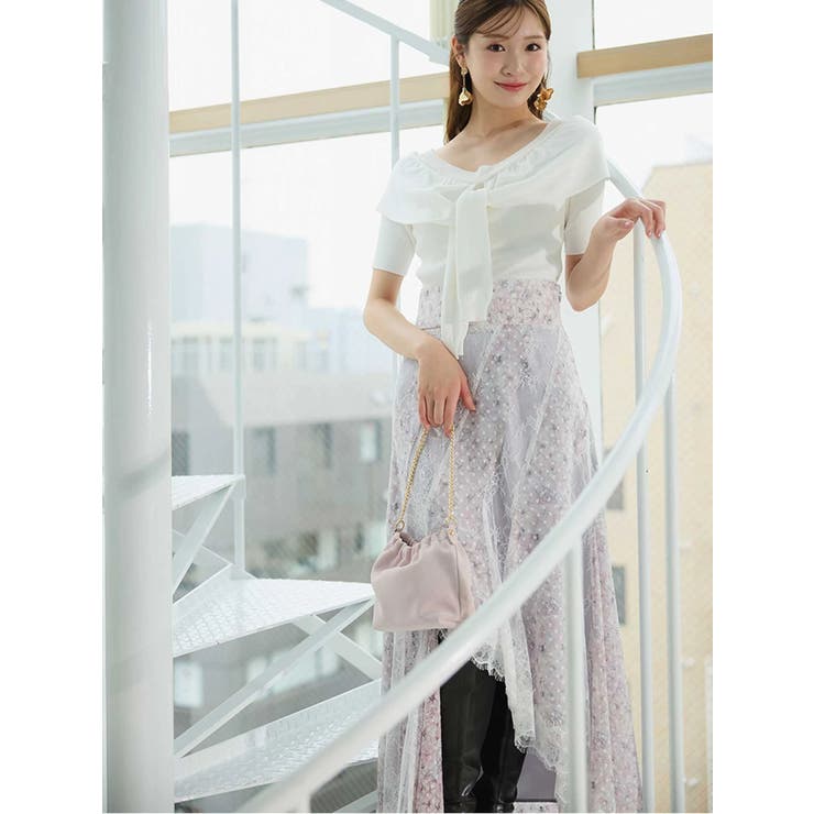 レイヤードライクツイストニット | MERCURYDUO | 詳細画像4 