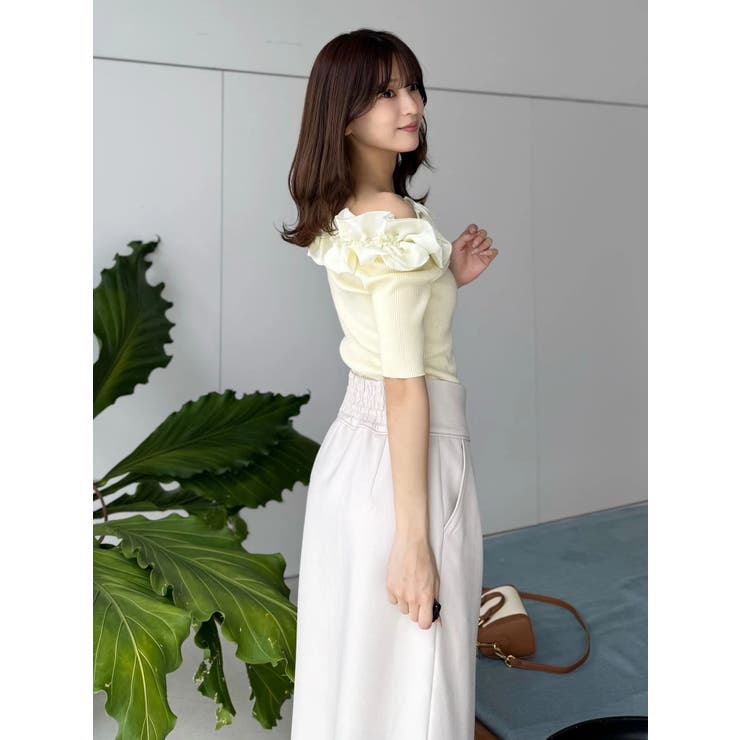 2WAY異素材ランダムラッフルニット | MERCURYDUO | 詳細画像19 