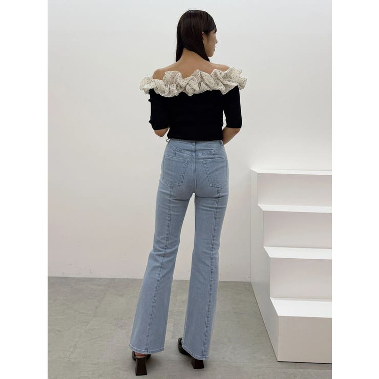 2WAY異素材ランダムラッフルニット | MERCURYDUO | 詳細画像33 