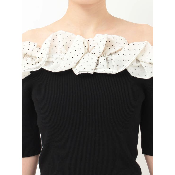 2WAY異素材ランダムラッフルニット | MERCURYDUO | 詳細画像41 