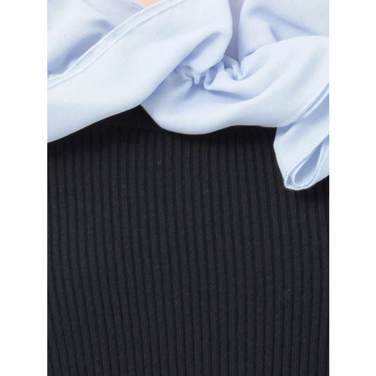 2WAY異素材ランダムラッフルニット | MERCURYDUO | 詳細画像48 