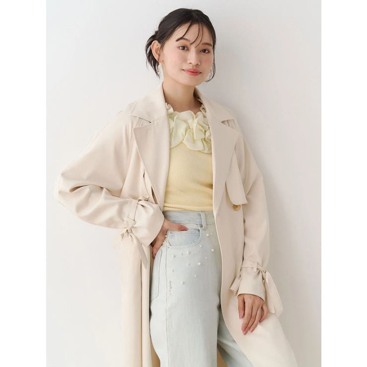 2WAY異素材ランダムラッフルニット | MERCURYDUO | 詳細画像7 