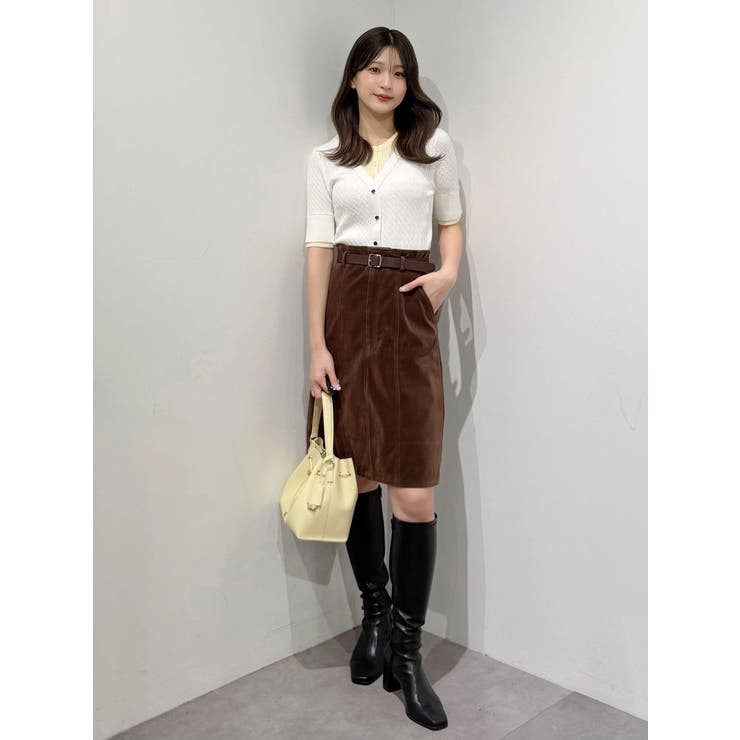 バイカラーフェイクレイヤードニット | MERCURYDUO | 詳細画像30 