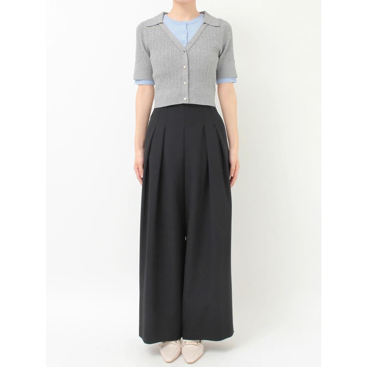 バイカラーフェイクレイヤードニット | MERCURYDUO | 詳細画像39 